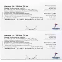 Marmor D6 Stibium D6 Aa Ampullen