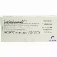 Weleda Mercurius Vivus Naturalis D 6 Ampullen 8x1 Ml Ampullen