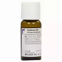 Weleda Pankreas D 6 Dilution 50 Ml Dilution
