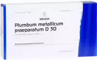 Weleda Plumbum Metallicum D30 8 X 1 ml Ampullen