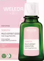 Weleda Sensitiv Multi Effekt Gesichtsöl – Natürliches, Parfümfreies Öl Mit 3 Inhaltsstoffen Für Beruhigte Haut Und Augen Make Up Entfernung