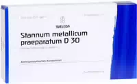 Weleda Stannum Metallicum Praeparatum D 30 Ampullen 8x1 ml Ampullen