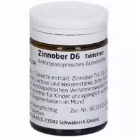 Zinnober D 6 Tabletten 80 st