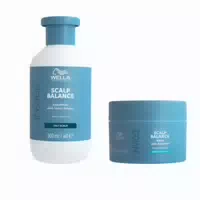 Wella Invigo Scalp Balance Oily Scalp Shampoo & Mask Set