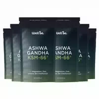 Ashwa Ashwagandha Ksm 66 mit Magnesium, Zink & Vitamin B6 60 Kapseln