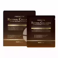 Wellderma Premium Retinol Collagen Lifting Restore Fitting Mask 4stücke