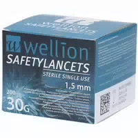 Wellion Safetylancets 30g 1,5 mm – Sterile Einmallanzetten