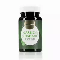 Welllife Garlic Knoblauch Kapseln Tabletten mit Omega 3 Fish Oil