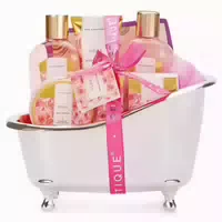 Wellnessset Badeset Beautyset Frauen Muttertag Geschenk Rose 1 st
