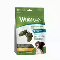 Whimzees Zahnbeißer Aligator S 24 stk 0,36 kg