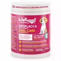 Wellwoof Oral Care Zahnstein Pulver für Hunde