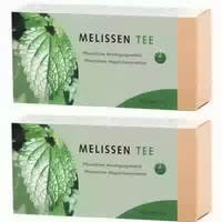 Melissentee im Filterbeutel