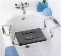 Badewannensitz Secura Silber Anthrazit 1 Stück