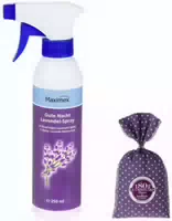 Gute Nacht Lavendel Spray mit Gratis Lavendelblüten Säckchen, 1 Set
