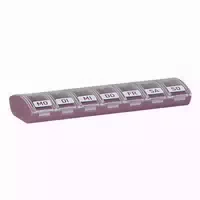 Wepa 1x7 Wochenbox Farbig Sortiert Pastell 1 St