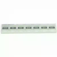 Wepa 1x7 Wochenbox Farbig Sortiert Pastell 1 st