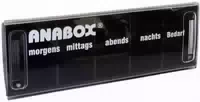 Anabox Tagesbox Schwarz 1 Stück