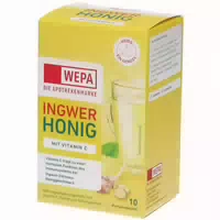 Wepa Ingwer Honig Vitamin C Pulver 10 X 10 g