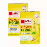 Wepa Ingwer Honig Vitamin C Doppelpack 2x10x10 g