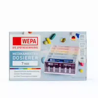 Wepa Medikamentendosierer 7 Tage Wochenmagazin Regenbogen Uv Schutz 1 St