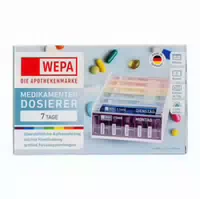 Wepa Medikamentendosierer 7 Tage Wochenmagazin Regenbogen Uv Schutz 1 St
