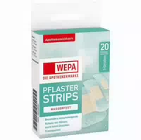 Wepa Pflaster Strips Wasserfest 3 Größen 20 St Pflaster