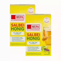 Wepa Salbei Honig Vit C Zink Doppelpack 2x10x10 G