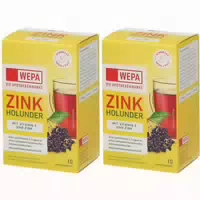 Wepa Zink Holunder Vitamin C Zink Zuckerfrei 10 X 10 g Pulver