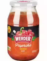 Werder Paprikasauce Hot