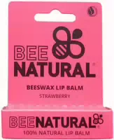 Bee Natural Lip Balm Strawberry Erdbeere 4,2 g