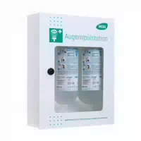 Wero Augenspülstation Quickcheck Gefüllt mit 2 Wero Augenspülflaschen P8
