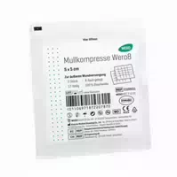 Wero Mullkompresse Wero8, 5 X 5 Cm, Steril, 2 stk