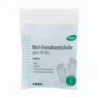 Wero Nitril Einmalhandschuhe Nach En 455, Größe L Gr 8 9