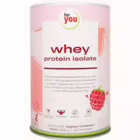 For You Whey Protein Isolate Joghurt Himbeere 600 g Pulver