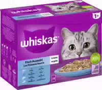 Whiskas 1 Fisch Auswahl in Gelee
