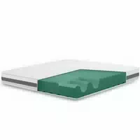 The White Stone Matratze 180x190 cm mit Antibakterieller Schaum | Höhe 16 cm