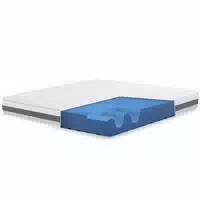 The White Stone Matratze 180x200 cm mit Antibakterieller Schaum | Höhe 20 cm