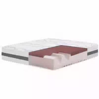 The White Stone Memory Foam Matratze 100x200 cm Höhe 27 cm