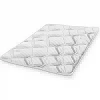 The White Stone Topper 100x200 cm Atmungsaktiv Höhe 5 cm | Ergonomischer Matratzen Topper