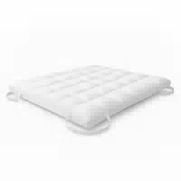 The White Stone Topper 100x200 cm mit Wattefüllung von 1000 g M²