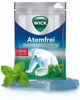 Wick Atemfrei Eukalyptus Bonbons ohne Zucker 72 g Bonbons