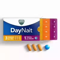 Wick Daynait Filmtabletten, Hilfe für Tag & Nacht bei Erkältung