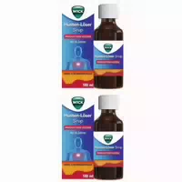 Wick Husten Löser Sirup mit Honigaroma mit Guaifenesin zur Linderung von Produktivem Husten