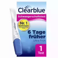 Clearblue Schwangerschaftstest 6 Tage Früher 1 st Test