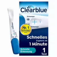 Clearblue Schwangerschaftstest Schnelle Erkennung 1 st Test
