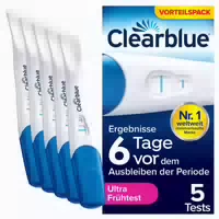 Clearblue Schwangerschaftstest Ultra Frühtest 5 St Test