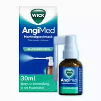 Wick Angimed Mentholgeschmack 2 mg ml 0,5 mg ml Spray Jetzt 20% mit dem Code Wick20 Sparen