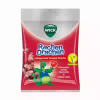 Wick Rachendrachen Halsgummis Kirsche 75 G Bonbons