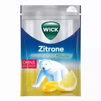 Wick Zitrone & Nat Menthol Bonb O Zucker Beutel