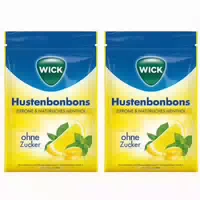 Wick Husten Bonbons Wildkirsch & Eukalyptus ohne Zucker 46 g Bonbons